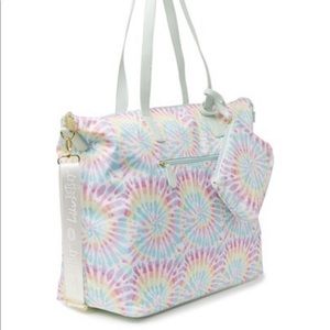 BETSEY JOHNSON JAYCEE NYLON WEEKEND BAG